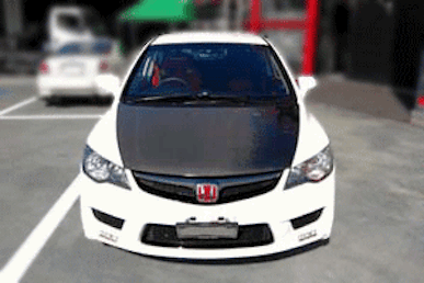 Top Fuel Original Carbon Bonnet For Civic TYPE-R FD2