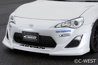 C-West 86 ZN6 Front Half Spoiler