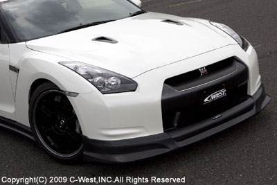 C-West GT-R R35 Front Half Spoiler