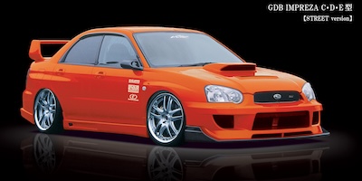 Msports SUBARU GDB IMPREZA C・D・E type【ST Ver】Body Kits