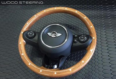 GARBINO MINI Wood Steering Motorita-like (only for vehicles without paddles)