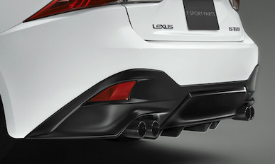 TRD LEXUS IS-F Sports Muffler & Rear  diffuser