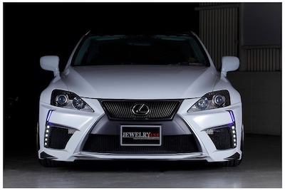 BLACK PEARL LEXUS IS 250 / 350 FRONT BUMPER SPOILER