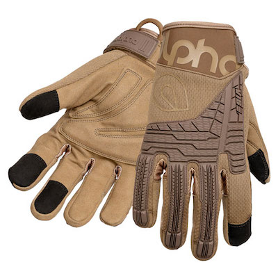 TANIDA VIBE IMPACT Coyote/Stealth Working Gloves