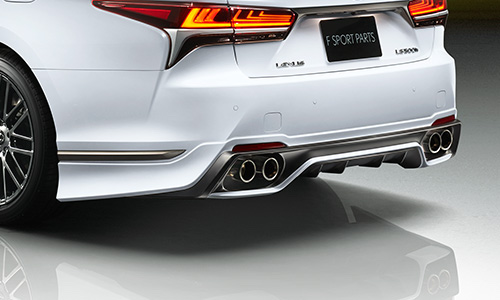 TRD LEXUS LS-F Sports Muffler＆Rear Diffuser