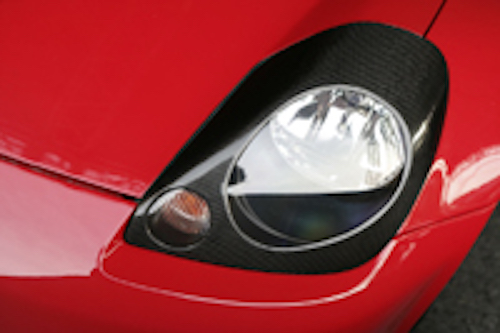 TRIAL MR-S Headlight Cover Carbon / FRP