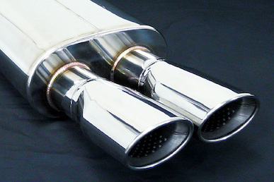 Artisan Spirits CROWN GRS20 REAR PIECE MUFFLER (dual left and right, with silencer)