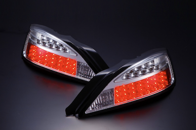 D-Max S15 LED Tail Lamps (chrome) with LED indicators
