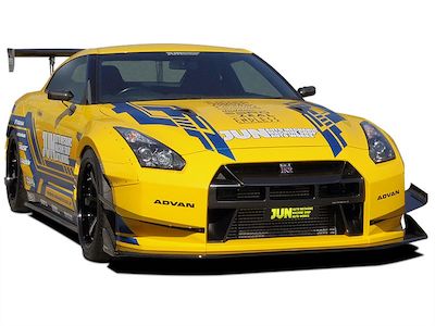 JUN AUTO GT-R R35 OVER FENDER KIT