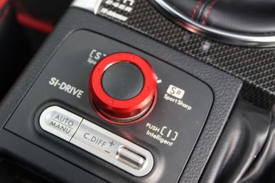 YR-Advance Selector Ring Cover Alumite For Subaru WRX STI