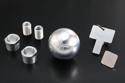 Star road Aluminum machined shift knob Kit