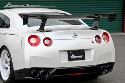 Kansai Service Carbon rear wing for GT-R R35 MY17-