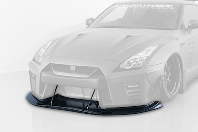 AIM GAIN GT type2 R35 Front under spoiler (connection rod included)