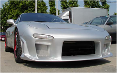 Garage Kagotani RX-7 FD3S Bumper Spoiler FRP