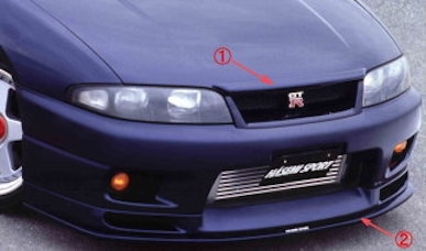 (Discontinued) Hasemi Motor Sports GT-R R33 Front lip spoiler (for previous term)