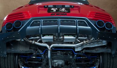 CHARGE SPEED R35 POWER EXHAUST SYSTEM WITH VOLUME SWITCHING VALVE