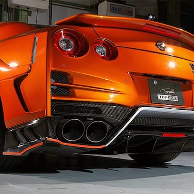 Top Secret R35 M17 Rear Under Bumper