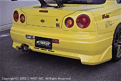 C-West BNR34 Rear Bumper [made by PFRP]