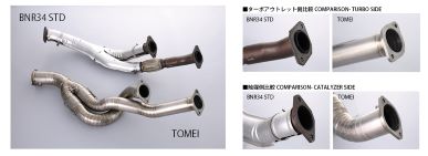 TOMEI Ti RACING TITANIUM FRONT PIPE RB26DETT