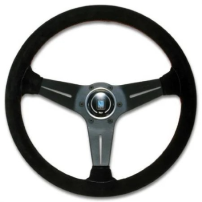 Nardi SPORTS Type Rally Black Suede/Black Spoke (35φ) N754