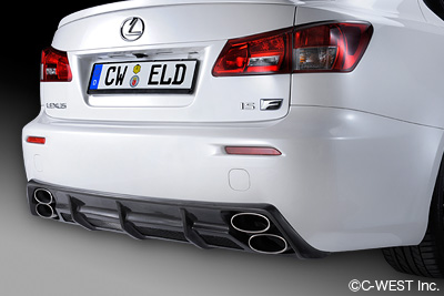 C-West Lexus [ELD] IS F USE20 Rear Diffuser Type1 [made by CFRP]