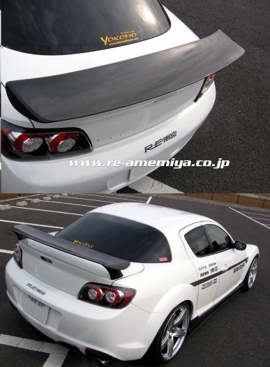 Re- Amemiya RX8 AD Eight REAR WING RS