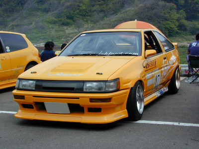 J-Blood AE86 Levin front bumper spoiler Type2 soft FRP (Late term)