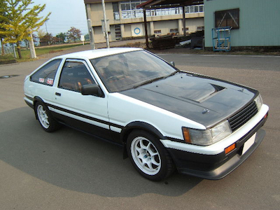 J-Blood AE86 Levin Bonnet Type2 FRP (Front/Late)