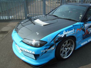 J-Blood S15 FRP Bonnet Rain Cover SET