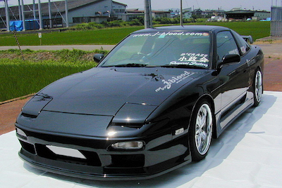 J-Blood 180SX front bumper spoiler FRP (front/middle/late)