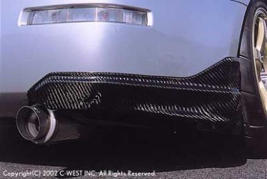 C-WEST FAIRLADY Z Z33 Rear Under Fin