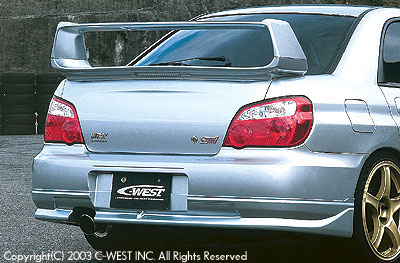 C-West IMPREZA GD Applied C,D Rear Half Spoiler