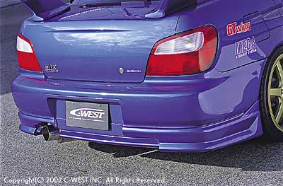 C-West IMPREZA GD Rear Half Spoiler [made by PFRP