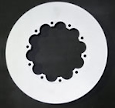 RSPANTERA  Original Reinforced Disc Rotor (Vehicle Inspection Compliant) 2-Piece Original Disc Rotor Diameter 330mm t32mm