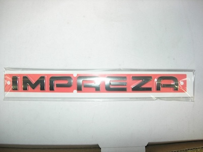 L'aunSport IMPREZA lettering emblem