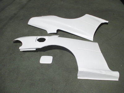 L'aunSport [Repair parts/single item] Wide rear fender GC8 wide body kit “2 door” common