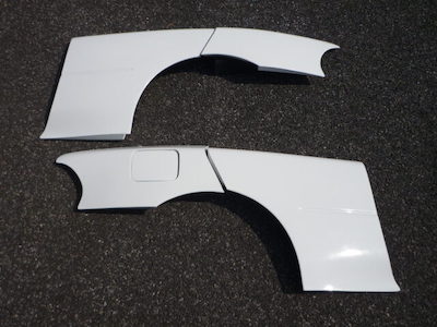 L'aunSport [Repair parts/single item] Wide rear fender wide body kit for GC8 “4 door” common