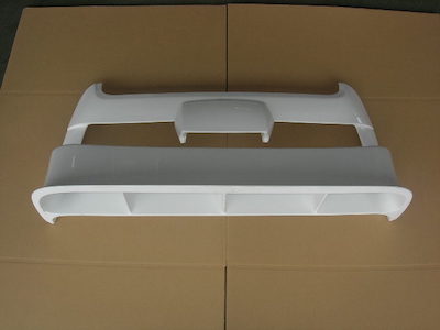 L'aunSport 09 Type WR Splitter Rear Hatch Wing for GRB/GRF Type/GH Hatchback Vehicles (Made of FRP/Unpainted)