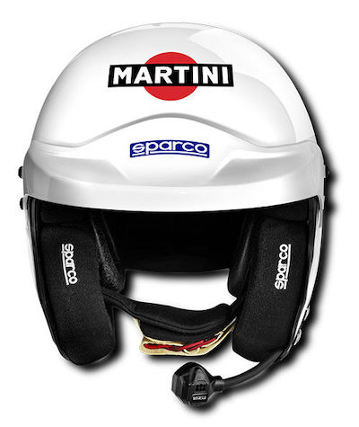 [FIA Certified] SPARCO X MARTINI RACING AIR PRO RJ-I Intercom Helmet
