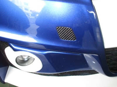 L'aunSport JWRC CUSTOM EURO RACER'S Carbon cover for front tow hook hole for SUZUKI SWIFT ZC32S