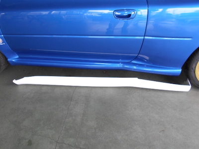 L'aunSport [Repair parts/single item] Wide side skirt common to all wide body kits for GC8