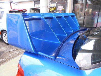 L'aunSport 03 Type WR Splitter Rear Wing Common to all GD sedans Made of FRP with 1 color painting