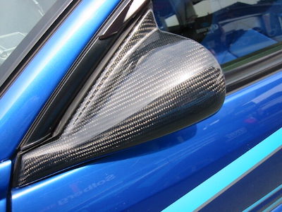 L'aunSport 01-'02 type carbon aero mirror common to all GD models