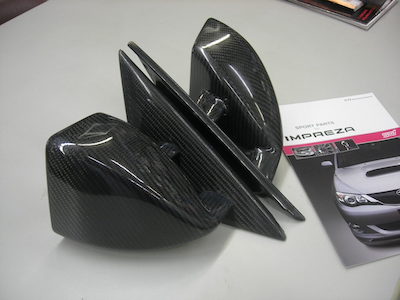 L'aunSport 08 type carbon aero mirror without turn signal for GH/GR/GV