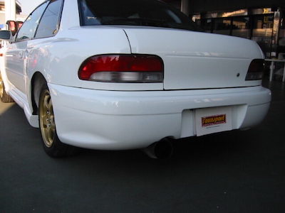 L'aunSport [Repair parts/single item] Wide rear bumper common to all wide body kits for GC8