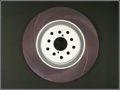 Arai Motor Sport (AMS) Slit Disc Rotor For Impreza GDB / GRB On Brembo Caliper(PCD114.3/100)
