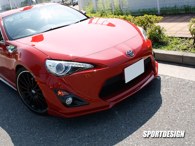 GRAZIO Sport Design Front Spoiler For Toyota 86