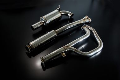 Restore Parts 80-60 Dual-80-Exit 90 Lowdown Muffler For S30 / S31 / Hakosuka