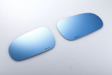 SPOON SPORTS BLUE WIDE DOOR MIRROR FOR CIVIC / INTEGRA